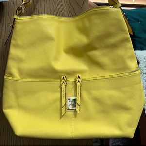 Dooney & Bourke yellow purse handbag
